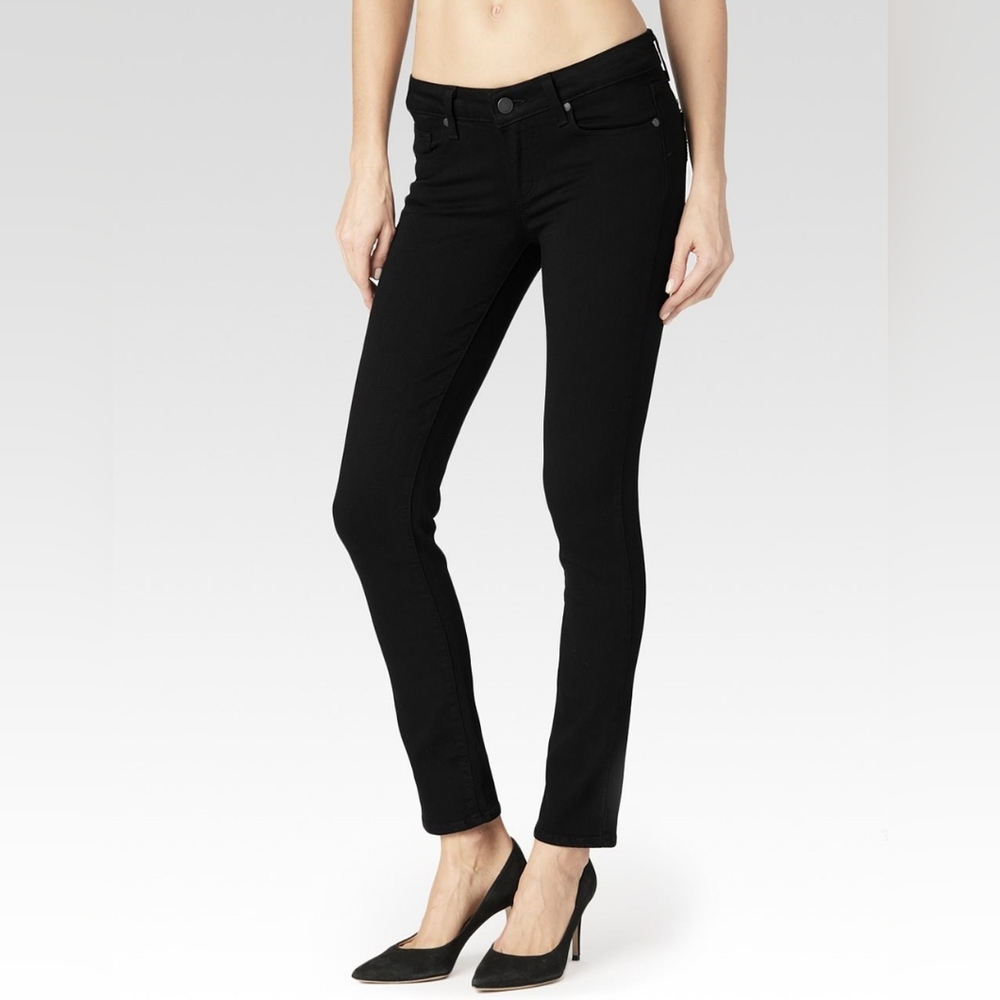 PAIGE PEG Ankle Skinny in Black. Size 26